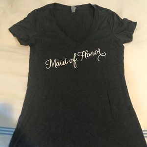 Brand New Maid of Honor V Neck T
